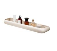 White Aluminium Bathroom Rack Adjustable Height No Drill Shower | Bathroom Shower Shelf Kitchen Spice Rack Organizer Wall Mounted Corner Rack Rust for proof Aluminum Storage