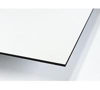 White Aluminium Plate 3 mm Composite for Models, Crafts, Signage, DIY, Screen Printing and Digital Printing (1 unit 29.7 x 42 cm)