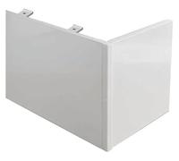 White Aluminum Valance Panel for Bay WindowsCeiling/Wall Mount 16m Cuttable Cover for Bedroom Blackout 200cm (6.6ft) No Track Required Elegant Design