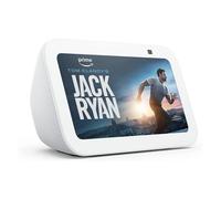 Echo Show 5 (Newest gen) | Smart display and alarm clock with clearer sound | White