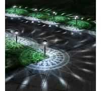 (white, Amazon's best-selling white light) Solar Outdoor Light for Garden, Porch, Garage, and Courtyard