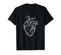 White anatomy Heart Design, human body T-Shirt