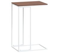 (white and brown, 40 x 30 x 59 cm) vidaXL Side Table Hallway Tea Coffee Sofa Table Couch Table Engineered Wood