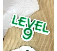 White and Green Personalised Cake Topper, Perfect for Xbox themed cakes