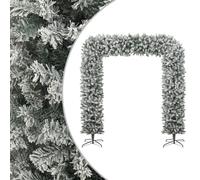 (white and green) vidaXL Christmas Tree Arch Holiday Decoration Arch Multi Colours 240/270 cm