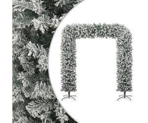 (white and green) vidaXL Christmas Tree Arch Holiday Decoration Arch Multi Colours 240/270 cm