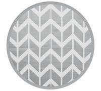 (white and grey, 120 cm) vidaXL Outdoor Carpet Garden Rug Carpet Patio Mat Area Rug Balcony Blanket PP
