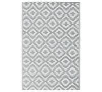 (white and light grey, 190 x 290 cm) vidaXL Outdoor Carpet Garden Rug Carpet Patio Mat Area Rug Balcony Blanket PP