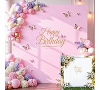 White and Pink Square Arch Backdrop Cover 6.6FT x 6.6FT Arch Covers Stretchy Backdrop Spandex Fitted Double-Color Arch Cover Backdrops Covers for Wedding Birthday Party Graduation Baby Shower Decor