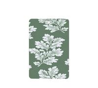 White And Sage Green Leaves Pattern Car Air Fresheners 4 Pcs Hanging Scented Cards Fragrance Scented Cards For Car Aromatherapy Tablets