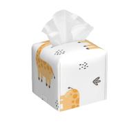 White Animal Giraffe, Tissue Box Holder Tissue Box Cover Tissue Holder Tissue Dispenser