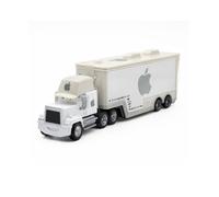 (White Apple) Cars Mack Lightning McQueen King Jackson Storm Racer Truck Car Kids Gift Toy