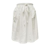 White Apron - Vintage Apron, Adjustable Pottery Aprons with Pockets, Classic Vintage Aprons Design with Drawstring Waist for Cooking Baking Crafts, Victorian Style 50’s Dress Pinafore with Pockets