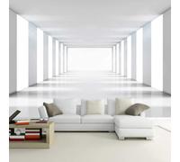 White Architecture Landscape 3D Modern Wallpaper Home Decor Creative Living Room Sofa Tv Background-430Cm×300Cm