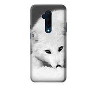 White Arctic Fox Case Cover For OnePlus 7T Pro