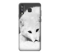 White Arctic Fox Case Cover For Samsung Galaxy A8 Star, A9 Star