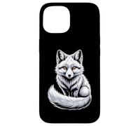 White Arctic Fox Snow Fox Wildlife Nature Winter Case for iPhone 15