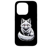 White Arctic Fox Snow Fox Wildlife Nature Winter Case for iPhone 15 Pro