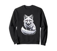 White Arctic Fox Snow Fox Wildlife Nature Winter Sweatshirt