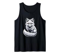 White Arctic Fox Snow Fox Wildlife Nature Winter Tank Top