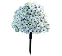 White Artificial for plum Blossom 55cm Wedding Decor White Artificial | High-quality silk material, lifelike texture, vibrant white color, plastic for stem, elegant aesthetic
