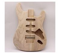 White Ashwood Electric Guitar Body Guitar Barrel Unfinish Diy Guitar Parts Wood Color With 5. 7 Cm Pocket Width Guitar body replacement