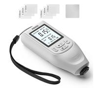 (White) Auto Paint Thickness Meter,Coating Depth Gauge Tester - Paint Thickness Meter Gauge 0~2000UM, Thickness Meter for Metal and Non-Conductive Coating