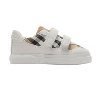 White Baby Check Trainers - unisex - Burberry - Kids Sneakers - White - 17 EU - Kids 17 EU
