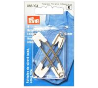 White Baby Safety Pins 55 Mm 4 Pieces Guterm. 086103