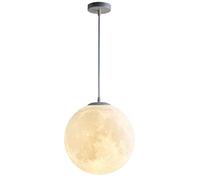 White Ball Hanging Lamps for Bedrooms,Moon Kitchen Island Lighting Fixtures Ceiling,Adjustable Dining Room Light Fixtures E26 Needed Made in China