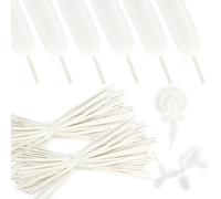 White Balloons 100 Pack - Christmas Decorations, Happy Birthday, Modelling, Long, Party, Animal, Qualatex, Punch, Stuffing