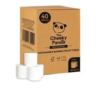 White Bamboo 2 Ply Toilet Tissue 400 Sheet (1 x 40)