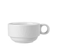 White Bamboo Ceramic Coffee Cup Cl9