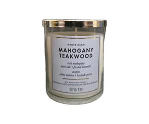 White Barn - MAHOGANY TEAKWOOD - Scented Candle - 227g ⭐️⭐️⭐️⭐️⭐️ ✅️