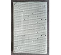 White Bathtub Mat 36x72cm. Thin 100% PVC - foamed.