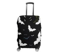 White Bats Luggage Cover, Elastic Luggage Protector Fits 19-32in Suitcases, Washable & Anti-Scratch Suitcase Cover for Men Women, style, M, Classic