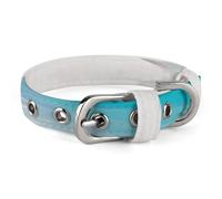 White Beach Pet Collar Oxford Adjustable Safety Dog Collars Cute Outdoor Training Pet Collars Easy Clean Floral Print Puppy Collar for City Pet Owners