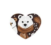 White Bear Brown Bear Printing Fashion Car Air Freshener Cards 10 Pcs Car Scented Hanging Sheets