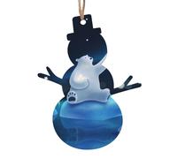 White Bear Christmas Wooden Pendant, Stylish And Cute In Design, A Foil For The Festive Atmosphere