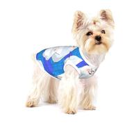 White Bear Family Full Print Cotton Pet Vest M Dog Cat Clothes Soft Elastic Breathable Pullover Pet