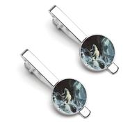 White Bears in The Wilder Silver Tie Clip Suit Accessories for Men Necktie Bar Set Pin Business Wedding