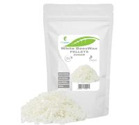 White Beeswax Pellets - 200 gr - Purified, 100% Natural, Cosmetic Grade Ideal DIY projects, Lip Balm, Lotion, Candles & Crafts