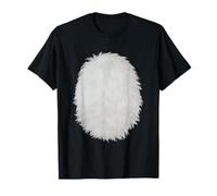 White Belly Costume DIY Cosplay Panda Bear Cat Skunk Deer T-Shirt