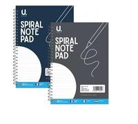 WHITE BERRY A4 Wirebound Notebooks, 74 Ruled Pages, Durable Spiral Binding, Premium Quality Paper for School, Office, and Note-Taking Versatile (Black, Pack of 1/6/12) (Pack of 6)