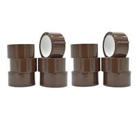 WHITE BERRY Ultra Strong - PVC Packing Tape for Firm Packaging and Secure Packing - Transparent - 48m x 50mm, Pack of 6/12 (Pack of 12)