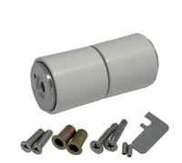 White Bi-fold Door Magnets Hold Back Catch Magnet Folding Doors Holder Round 65mm Diameter High Quality