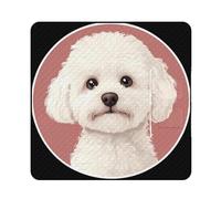 White Bichon Frise Large Picnic Mat Beach Blanket Waterproof Foldable Bag for Camping Outdoor