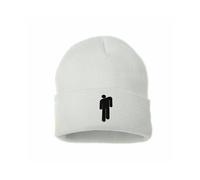 (White) Billie Eilish Beanie Hot Topic Knit Hat Stretchy Cap Women Men Cosplay Knit Hat