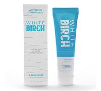 White Birch Activated White Charcoal Teeth Whitening Toothpaste (Natural and Fluoride Free Oral Care) (Fresh Mint) (4.2 oz.)