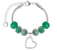 White Birch Fit Pandora Charm Bracelet All Month Birthstone Best Birthday Gifts for Women and Girls DIY Jewelry, 7.5 inches, Cubic Zirconia, Cubic Zirconia